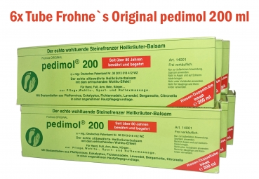 6 Tuben Frohne`s Original pedimol 200