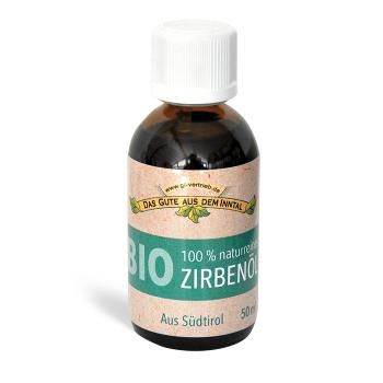 Inntaler Bio Zirbenöl 100% naturrein 50 ml  DE-ÖKO-006