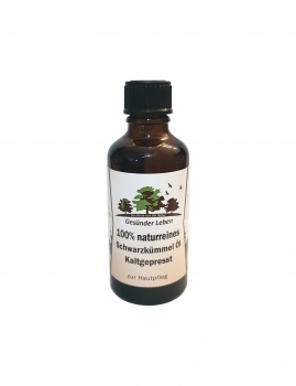 Preview: 100% naturreines Schwarzkümmel Öl 50 ml (kaltgepresst)