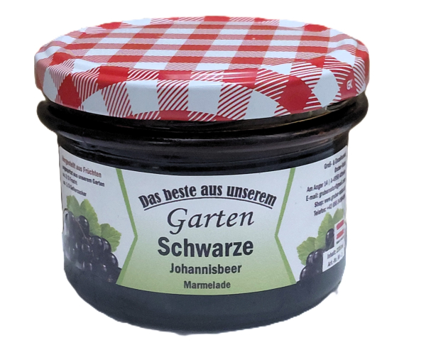 Schwarze Johannisbeer Marmelade 235 ml