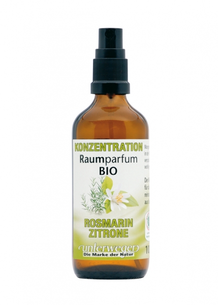 Gruber-Natur - Unterweger Bio Raumparfüm Konzentration Rosmarin-Zitrone 100 ml