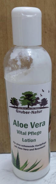 Gruber- Natur Aloe Vera Vital Pflege Lotion 250 ml